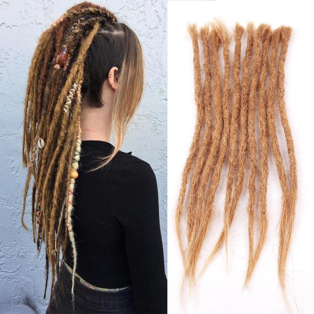 Dsoar Women With Dreads Colored 27 Human Hair Dreadlock Extensions