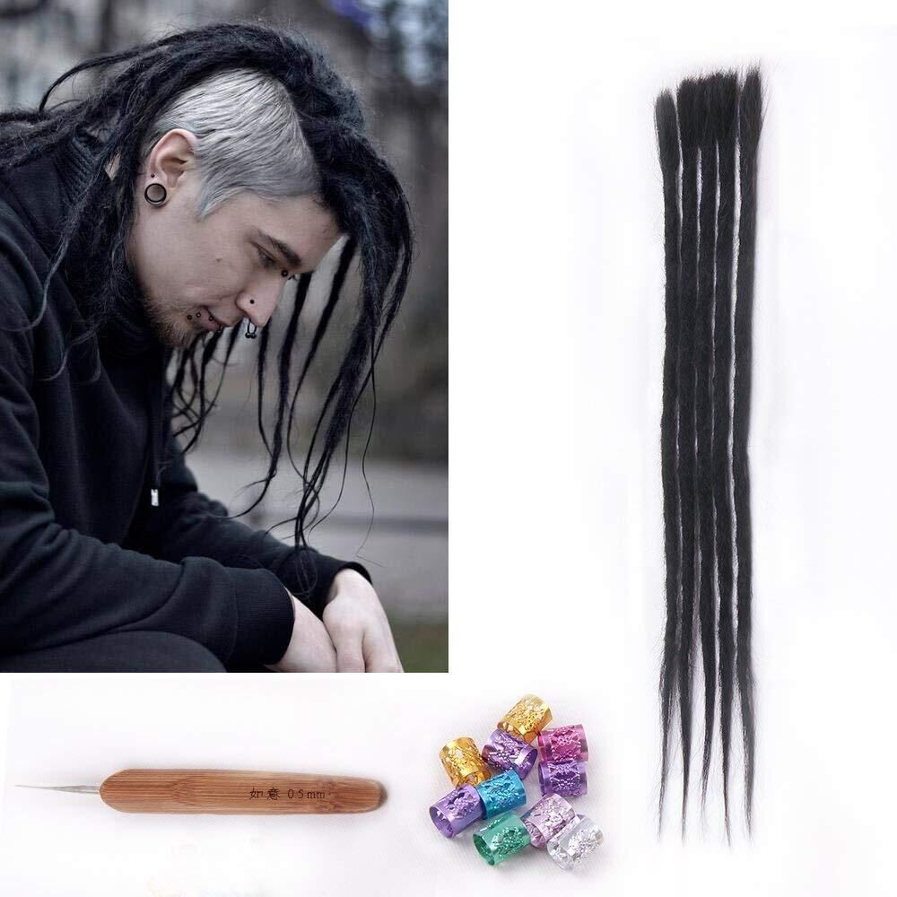 Dsoar Crochet Dreads Human Hair Dreadlock Extensions For Men