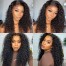 DSoar Hair Long Jerry Curly 13x4 Lace Front  Human Hair Wig