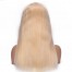 613 Lace Front Wig Straight Blonde Human Hair 