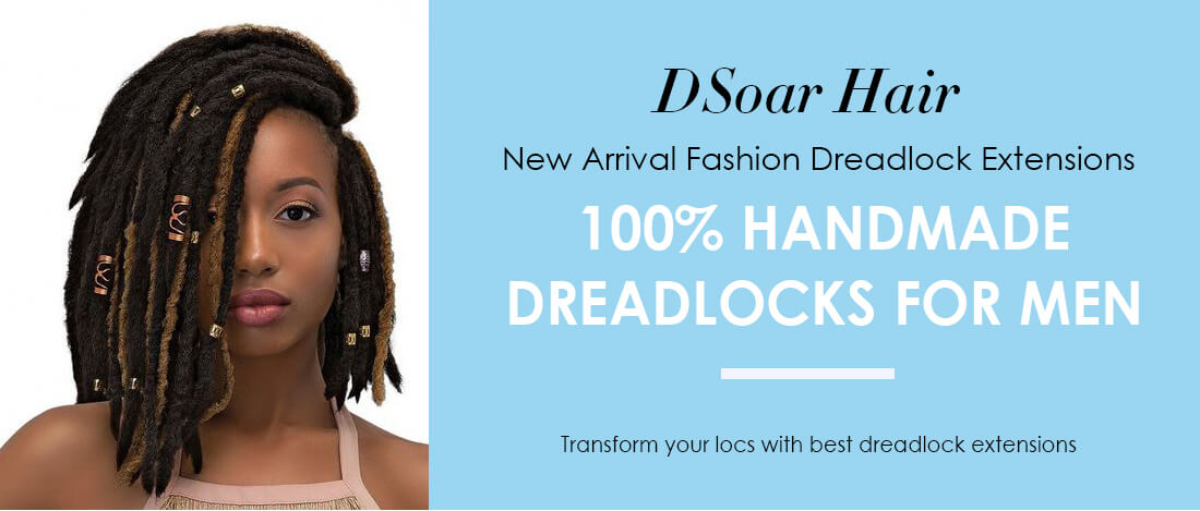 DSoar Soft Dread Crochet Hair Dreadlocks Extensions