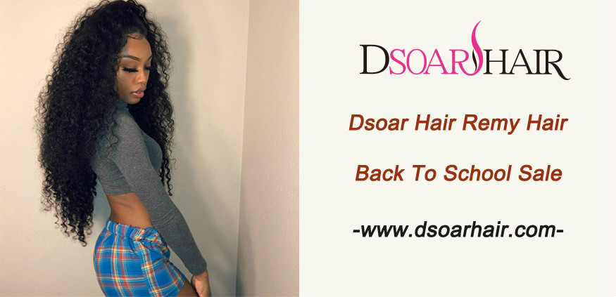 Dsoar Hair Remy Hair Back To School Sale