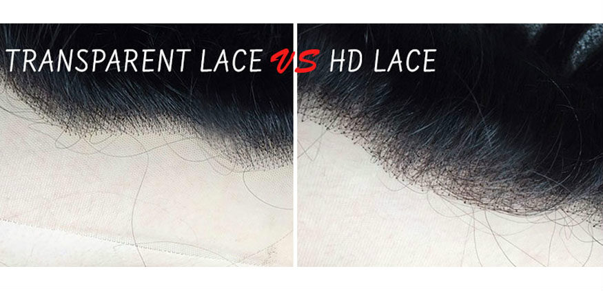 What’s the difference between the transparent lace wig and HD lace wig