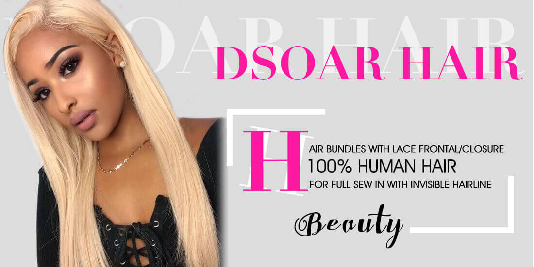 DSoar Hair 613 Blonde Lace Frontal