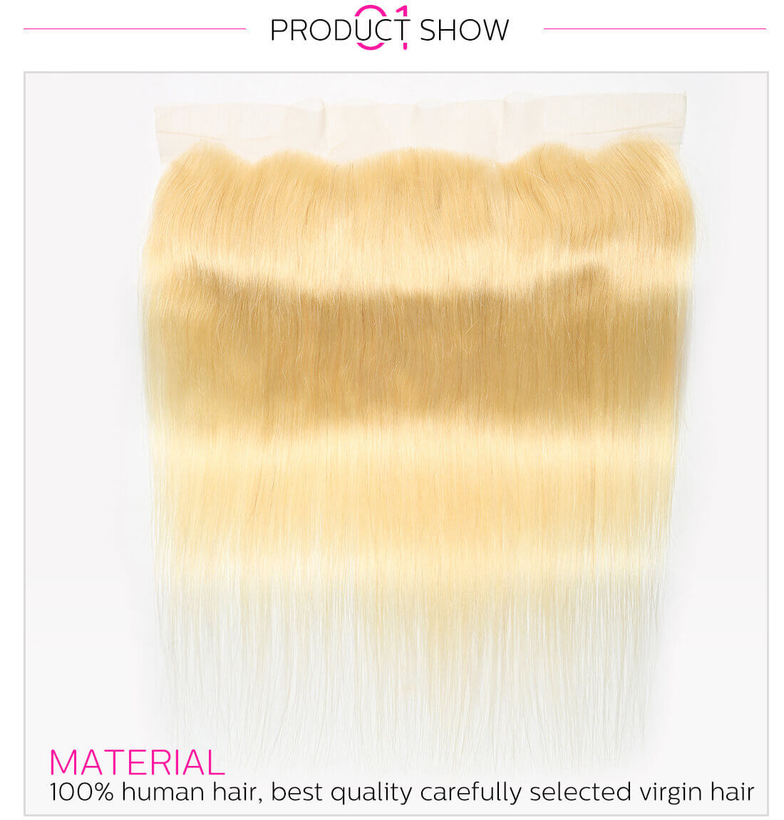 DSoar Hair 613 Blonde Lace Frontal