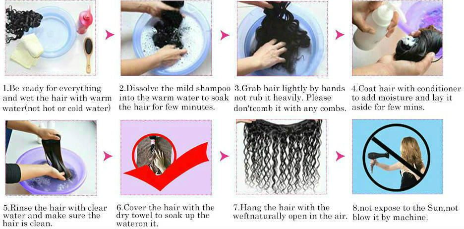how to wash the body wave weave hair