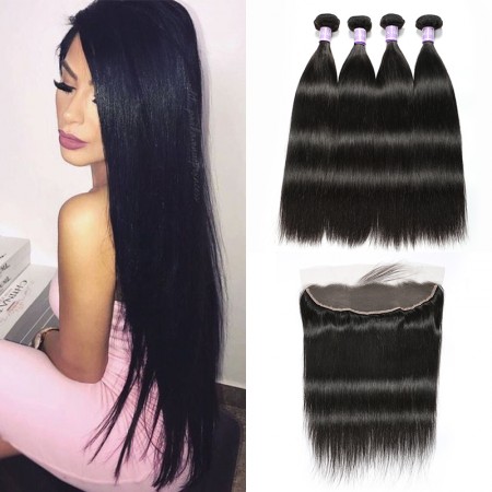 4 bundles with frontal